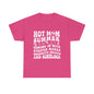 Hot Momma Casual Tee, Fun Graphic Shirt, Perfect Gift for Friends, Family Gatherings, Everyday Wear, Summer Vibes