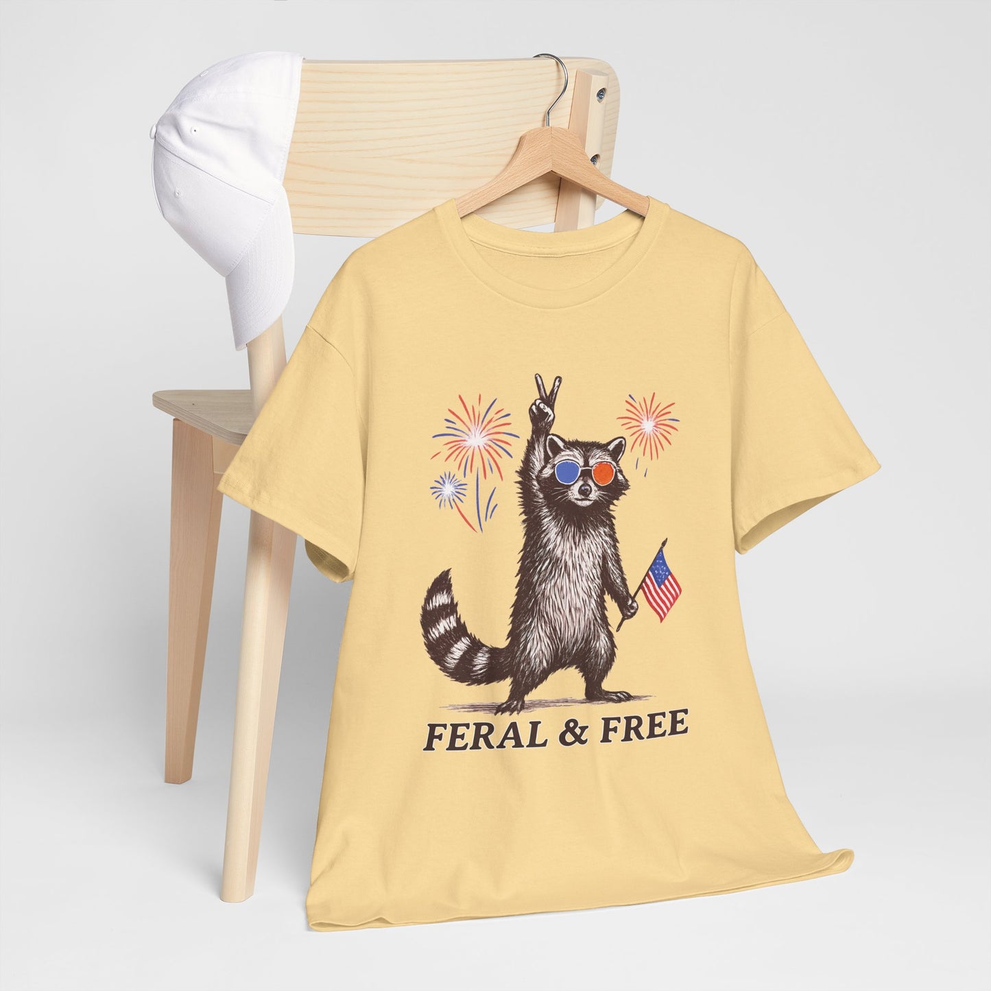 USA Feral and Free Tee~ 4th of July Tshirt, Fourth of July Tee, Independence Day Top, Independence Day Tshirt, Red White and Blue, Patriotic, Flag, America, Merica'