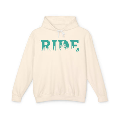The Ride Mountain Biking Hoodie Comfy Pullover Ride The Trails Lightweight Springtime