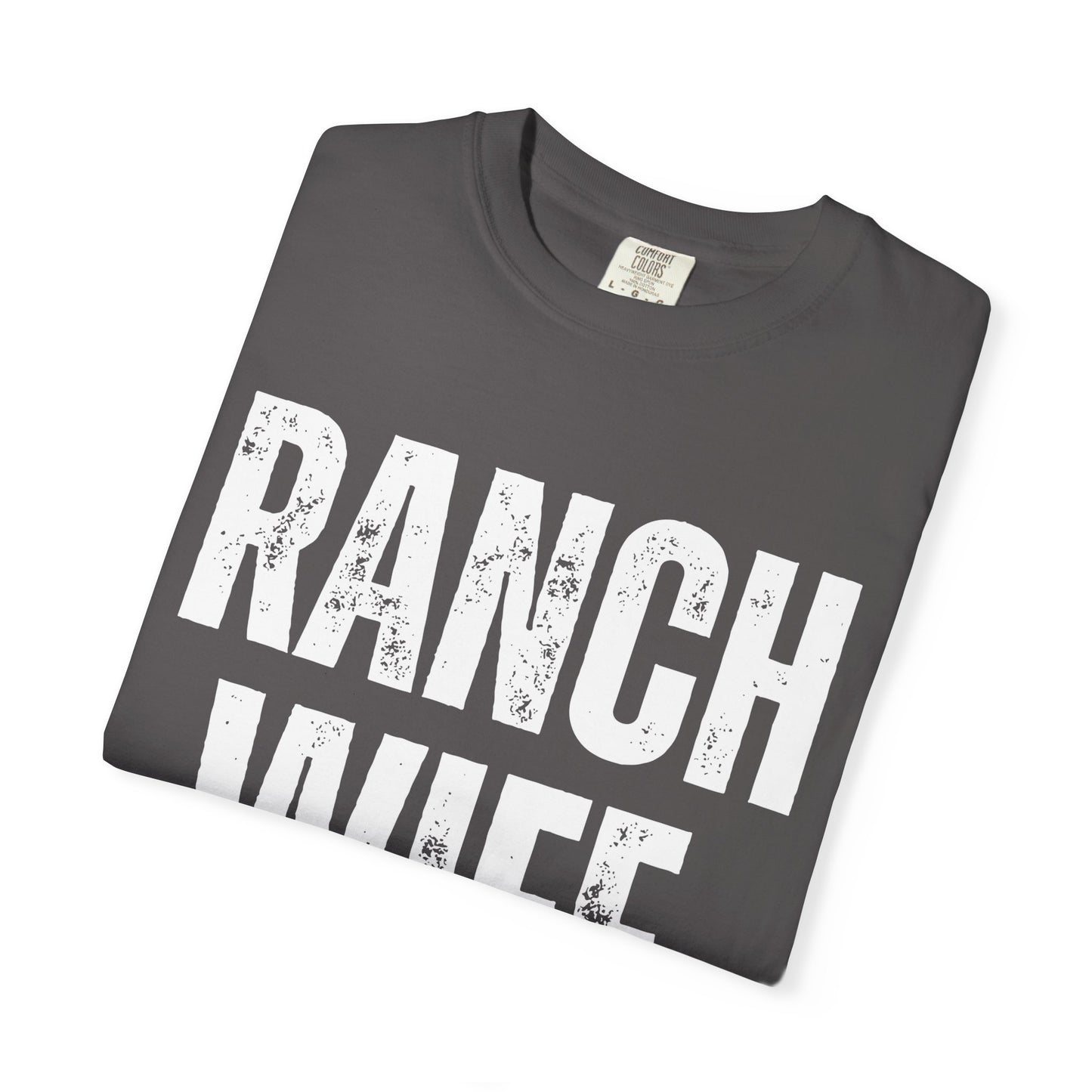 Distressed Retro Chic Ranch Wife T-Shirt, Western Tee for Farm Girls,  Ranch Life Style Shirt, Perfect for Rodeos Casual