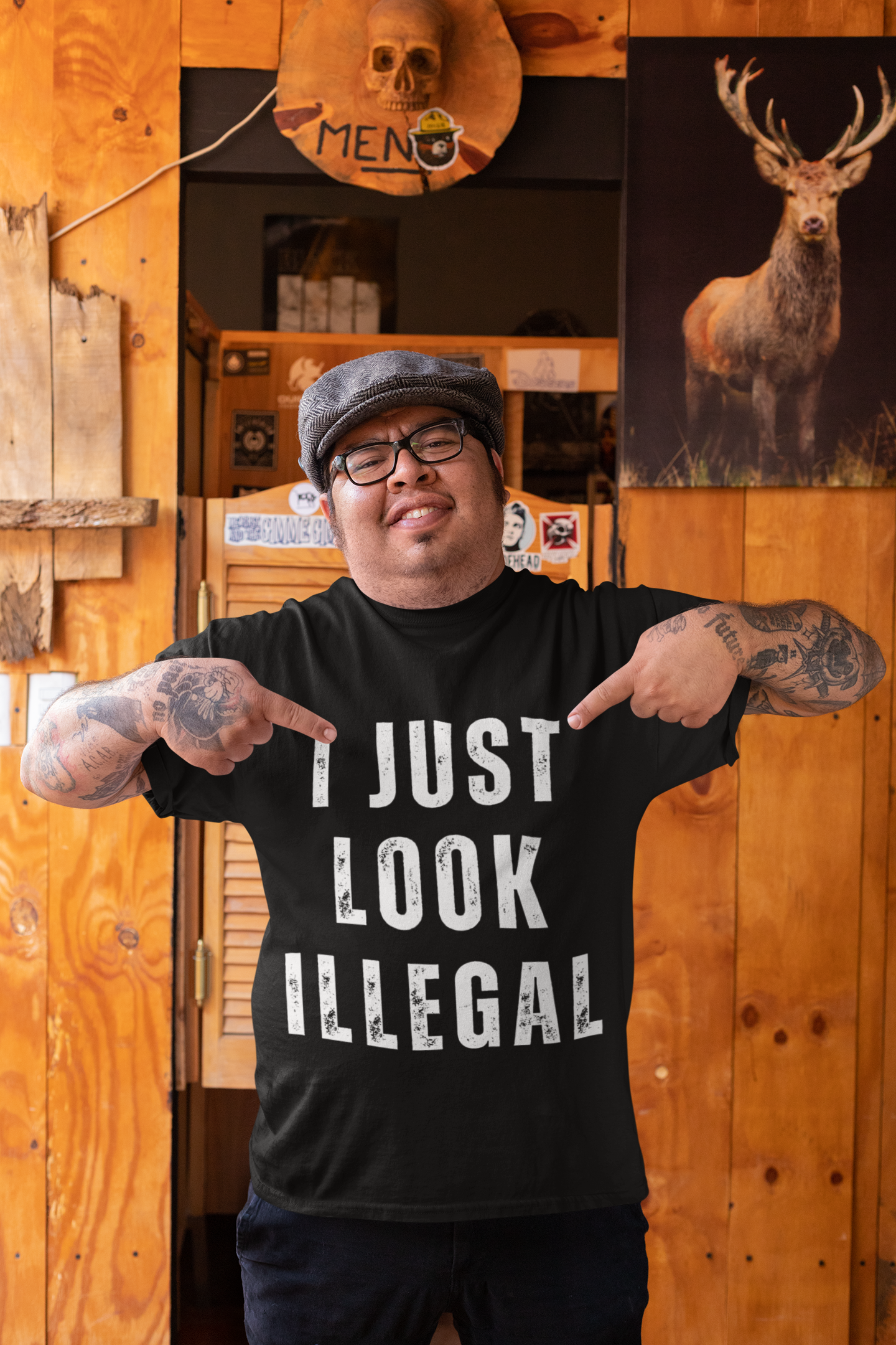 Funny Unisex T-Shirt - I Just Look Illegal